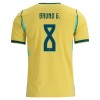 Maillot de Foot Brésil Bruno Guimaraes 8 Domicile Coupe du Monde 2026 Maillot de Foot Brésil Bruno Guimaraes 8 Domicile Coupe du Monde 2026