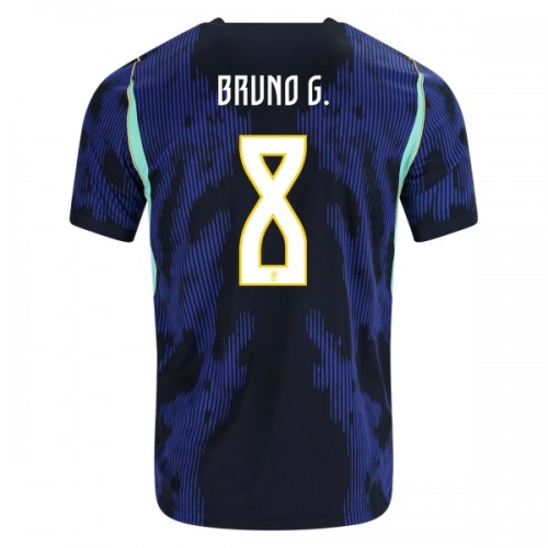 Maillot de Foot Brésil Bruno Guimaraes 8 Exterieur Coupe du Monde 2026 Maillot de Foot Brésil Bruno Guimaraes 8 Exterieur Coupe du Monde 2026