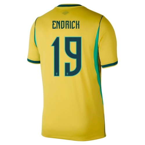 Maillot de Foot Brésil Endrick 19 Domicile Coupe du Monde 2026 Maillot de Foot Brésil Endrick 19 Domicile Coupe du Monde 2026