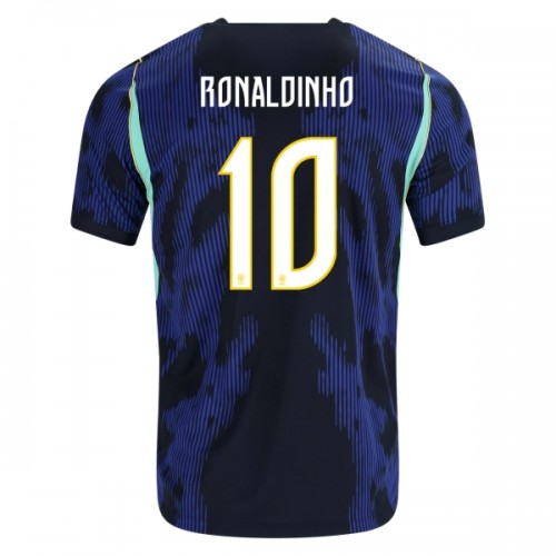 Maillot de Foot Brésil Ronaldinho 10 Exterieur Coupe du Monde 2026 Maillot de Foot Brésil Ronaldinho 10 Exterieur Coupe du Monde 2026