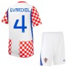 Ensemble Maillot Croatie Gvardiol 4 Domicile Coupe du Monde 2026 Enfant Ensemble Maillot Croatie Gvardiol 4 Domicile Coupe du Monde 2026 Enfant