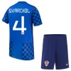 Ensemble Maillot Croatie Gvardiol 4 Exterieur Coupe du Monde 2026 Enfant Ensemble Maillot Croatie Gvardiol 4 Exterieur Coupe du Monde 2026 Enfant