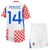 Ensemble Maillot Croatie Perišić 14 Domicile Coupe du Monde 2026 Enfant