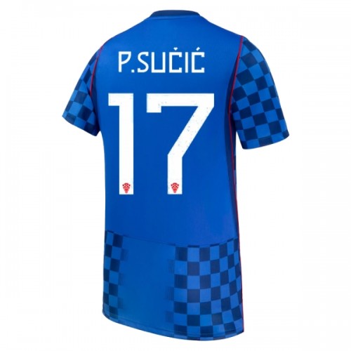 Maillot de Foot Croatie P. Sucic 17 Exterieur Coupe du Monde 2026 Maillot de Foot Croatie P. Sucic 17 Exterieur Coupe du Monde 2026