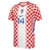 Maillot de Foot Croatie Perišić 14 Domicile Coupe du Monde 2026