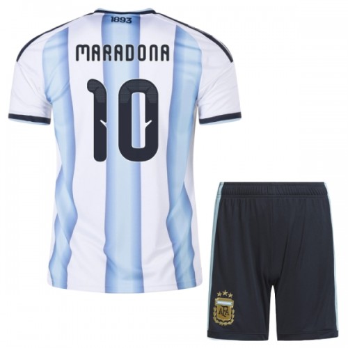 Ensemble Maillot Argentine Maradona 10 Domicile Coupe du Monde 2026 Enfant Ensemble Maillot Argentine Maradona 10 Domicile Coupe du Monde 2026 Enfant