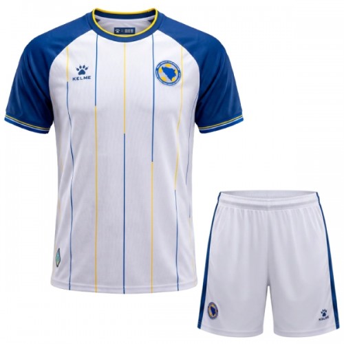 Ensemble Maillot Bosnie-Herzégovine Exterieur Coupe du Monde 2026 Enfant Ensemble Maillot Bosnie-Herzégovine Exterieur Coupe du Monde 2026 Enfant