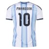 Maillot de Foot Argentine Maradona 10 Domicile Coupe du Monde 2026