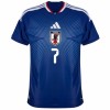Maillot de Foot Japon Mitoma 7 Domicile Coupe du Monde 2026
