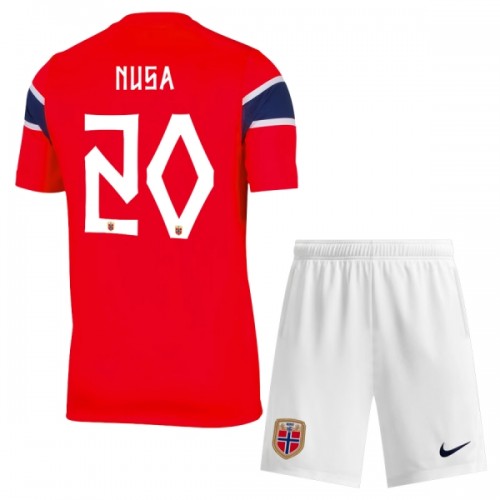 Ensemble Maillot Norvège Nusa 20 Domicile Coupe du Monde 2026 Enfant Ensemble Maillot Norvège Nusa 20 Domicile Coupe du Monde 2026 Enfant
