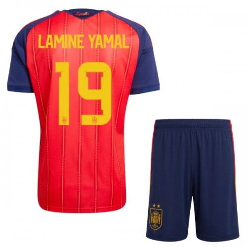 Ensemble Maillot Espagne 2 Stars Lamine Yamal 19 Domicile Coupe du Monde 2026 Enfant Ensemble Maillot Espagne 2 Stars Lamine Yamal 19 Domicile Coupe du Monde 2026 Enfant