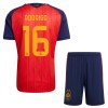 Ensemble Maillot Espagne 2 Stars Rodrigo 16 Domicile Coupe du Monde 2026 Enfant Ensemble Maillot Espagne 2 Stars Rodrigo 16 Domicile Coupe du Monde 2026 Enfant