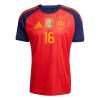 Ensemble Maillot Espagne 2 Stars Rodrigo 16 Domicile Coupe du Monde 2026 Enfant