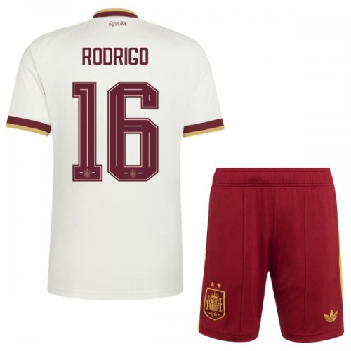 Ensemble Maillot Espagne 2 Stars Rodrigo 16 Exterieur Coupe du Monde 2026 Enfant Ensemble Maillot Espagne 2 Stars Rodrigo 16 Exterieur Coupe du Monde 2026 Enfant