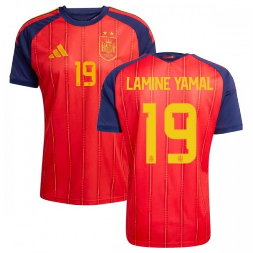 Maillot de Foot Espagne 2 Stars Lamine Yamal 19 Domicile Coupe du Monde 2026 Maillot de Foot Espagne 2 Stars Lamine Yamal 19 Domicile Coupe du Monde 2026