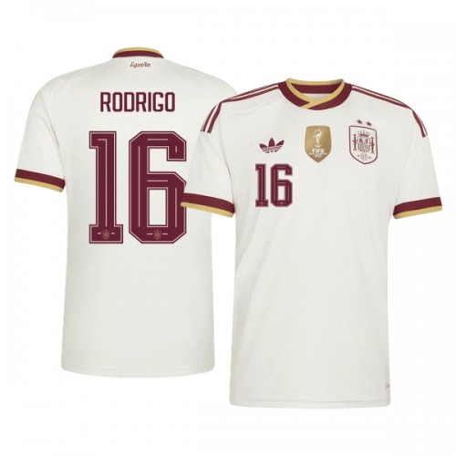 Maillot de Foot Espagne 2 Stars Rodrigo 16 Exterieur Coupe du Monde 2026 Maillot de Foot Espagne 2 Stars Rodrigo 16 Exterieur Coupe du Monde 2026