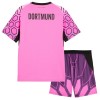 Ensemble Maillot Gardien Borussia Dortmund Exterieur 2026-27 Rose Enfant