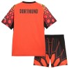Ensemble Maillot Gardien Borussia Dortmund Orange Version Domicile 2026-27 Enfant