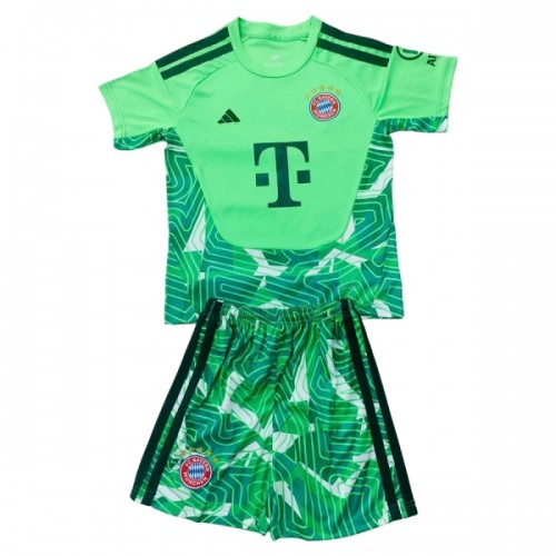 Ensemble Maillot Gardien FC Bayern Munich 2026-27 Verte Enfant Ensemble Maillot Gardien FC Bayern Munich 2026-27 Verte Enfant