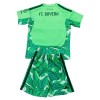 Ensemble Maillot Gardien FC Bayern Munich 2026-27 Verte Enfant