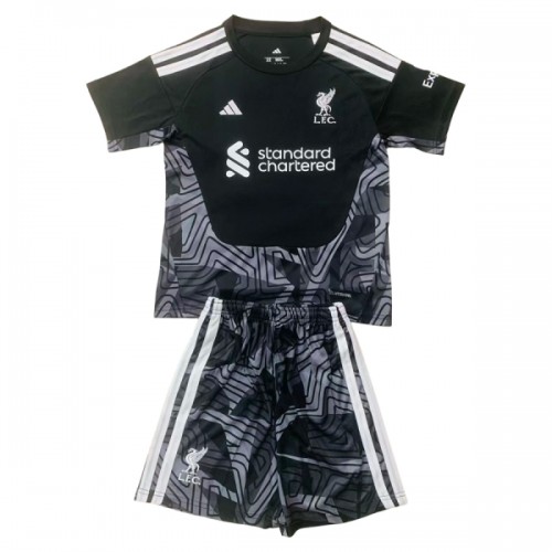 Ensemble Maillot Gardien Liverpool 2026-27 Noire Enfant Ensemble Maillot Gardien Liverpool 2026-27 Noire Enfant