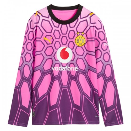 Maillot de Foot Gardien Borussia Dortmund Exterieur 2026-27 Manche Longue Rose Maillot de Foot Gardien Borussia Dortmund Exterieur 2026-27 Manche Longue Rose