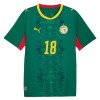 Maillot de Foot Sénégal Sarr 18 Exterieur Coupe du Monde 2026