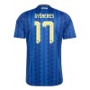 Maillot de Foot Suède Gyokeres 17 Exterieur Coupe du Monde 2026 Maillot de Foot Suède Gyokeres 17 Exterieur Coupe du Monde 2026