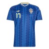 Maillot de Foot Suède Gyokeres 17 Exterieur Coupe du Monde 2026