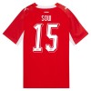 Maillot de Foot Suisse Djibril Sow 15 Domicile Coupe du Monde 2026 Maillot de Foot Suisse Djibril Sow 15 Domicile Coupe du Monde 2026