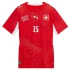 Maillot de Foot Suisse Djibril Sow 15 Domicile Coupe du Monde 2026