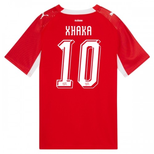 Maillot de Foot Suisse Granit Xhaka 10 Domicile Coupe du Monde 2026 Maillot de Foot Suisse Granit Xhaka 10 Domicile Coupe du Monde 2026