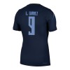 Maillot de Foot Uruguay Luis Suarez 9 Exterieur Coupe du Monde 2026 Maillot de Foot Uruguay Luis Suarez 9 Exterieur Coupe du Monde 2026