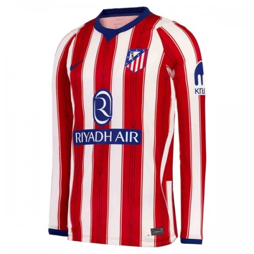 Maillot de Foot Atlético Madrid Domicile 2026-27 Manche Longue Maillot de Foot Atlético Madrid Domicile 2026-27 Manche Longue