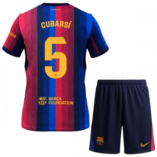 Ensemble Maillot FC Barcelone Cubarsi 5 Domicile 2026-27 Enfant Ensemble Maillot FC Barcelone Cubarsi 5 Domicile 2026-27 Enfant