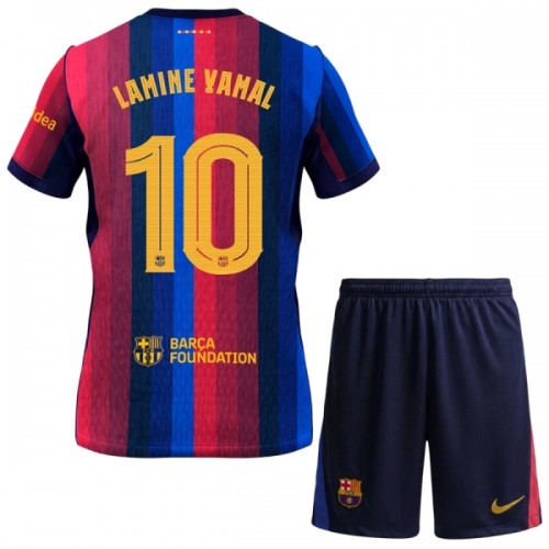 Ensemble Maillot FC Barcelone Lamine Yamal 10 Domicile 2026-27 Enfant Ensemble Maillot FC Barcelone Lamine Yamal 10 Domicile 2026-27 Enfant
