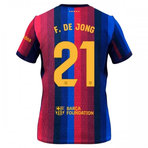 Maillot de Foot FC Barcelone F. De Jong 21 Domicile 2026-27 Maillot de Foot FC Barcelone F. De Jong 21 Domicile 2026-27