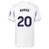 Maillot de Foot Tottenham Hotspur Kudus 20 Domicile 2026-27 Maillot de Foot Tottenham Hotspur Kudus 20 Domicile 2026-27
