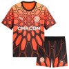 Ensemble Maillot Olympique de Marseille Orange Version Domicile 2026-27 Enfant