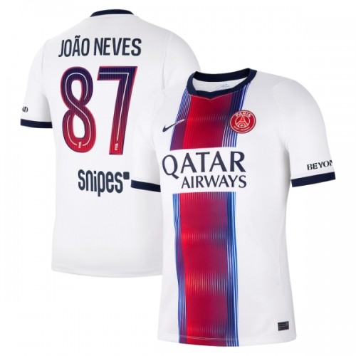 Maillot de Foot Paris Saint-Germain Joao Neves 87 Exterieur 2026-27 Maillot de Foot Paris Saint-Germain Joao Neves 87 Exterieur 2026-27