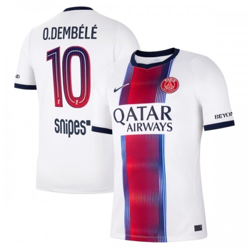 Maillot de Foot Paris Saint-Germain O. Dembele 10 Exterieur 2026-27 Maillot de Foot Paris Saint-Germain O. Dembele 10 Exterieur 2026-27