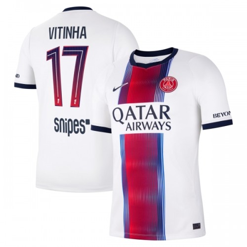 Maillot de Foot Paris Saint-Germain Vitinha 17 Exterieur 2026-27 Maillot de Foot Paris Saint-Germain Vitinha 17 Exterieur 2026-27