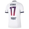 Maillot de Foot Paris Saint-Germain Vitinha 17 Exterieur 2026-27