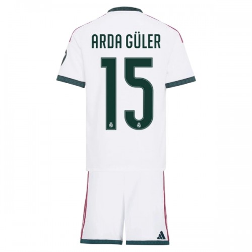 Ensemble Maillot Real Madrid Arda Guler 15 Domicile 2026-27 Enfant Ensemble Maillot Real Madrid Arda Guler 15 Domicile 2026-27 Enfant