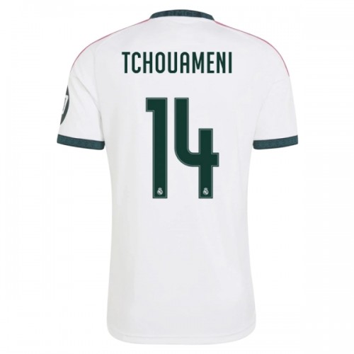 Maillot de Foot Real Madrid Tchouameni 14 Domicile 2026-27 Maillot de Foot Real Madrid Tchouameni 14 Domicile 2026-27