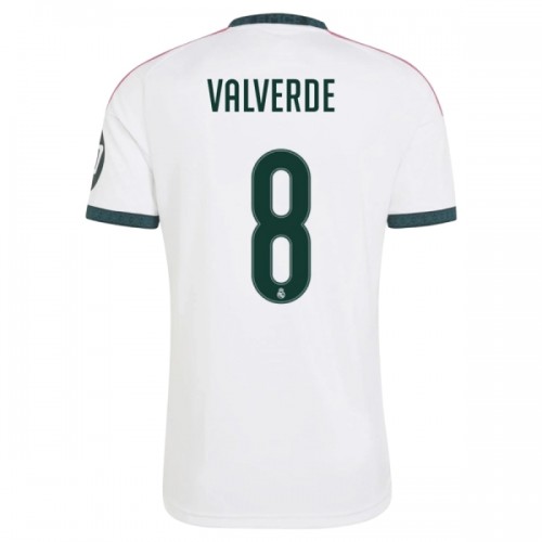 Maillot de Foot Real Madrid Valverde 8 Domicile 2026-27 Maillot de Foot Real Madrid Valverde 8 Domicile 2026-27