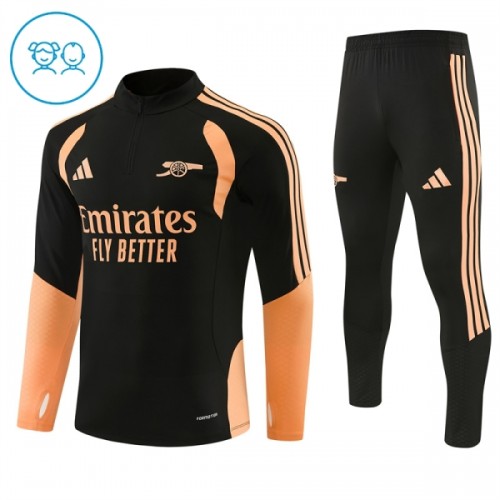 Arsenal Sweat d'Entraînement Quarter-Zip 2026-27 Noire Enfant Arsenal Sweat d'Entraînement Quarter-Zip 2026-27 Noire Enfant