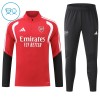 Arsenal Sweat d'Entraînement Quarter-Zip 2026-27 Rouge Enfant