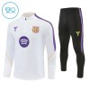 Barcelone Sweat d'Entraînement Quarter-Zip 2026-27 Blanche Enfant Barcelone Sweat d'Entraînement Quarter-Zip 2026-27 Blanche Enfant
