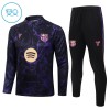 Barcelone Sweat d'Entraînement Quarter-Zip 2026-27 Noire Enfant